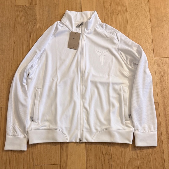 Nike Kobe Dri-FIT White Zip Up Jacket Men’s Size Large NWT - Picture 1 of 7